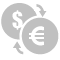Conversion of Currency Silver Icon 60x60 png